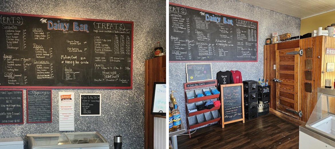 Francis Dairy Bar, Inc. Menu