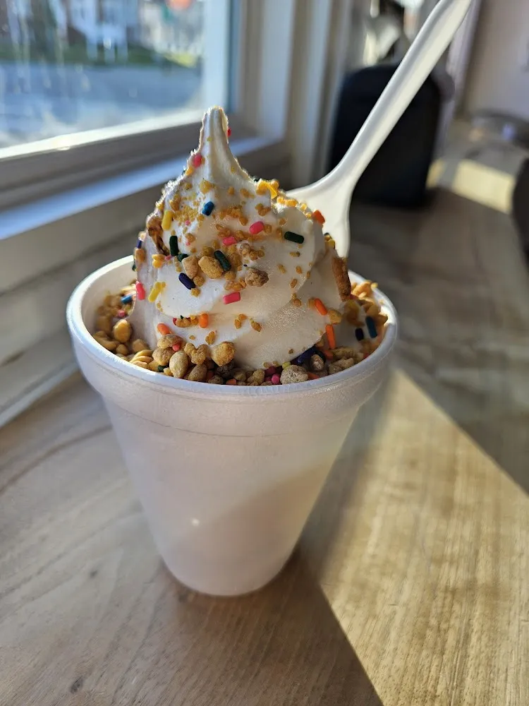 Ice Cream with Crunch Toppings
